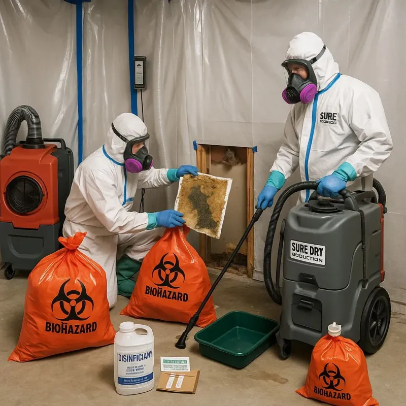 Contaminated Water Handling Protocols process in Clear Lake Shores, TX