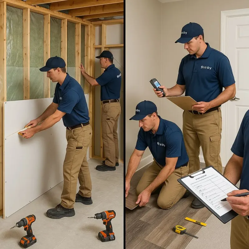 Repairs and Reconstruction process in Clear Lake Shores, TX